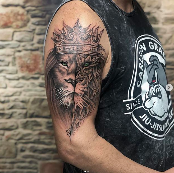 Tattoo Leão Realista André